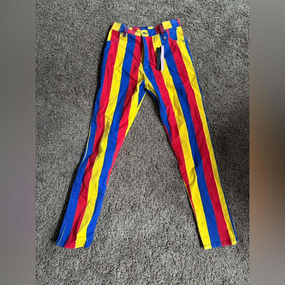 Minga London Striped Skinny Pants